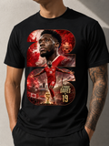 [ Davies ]   Soccer Graphic T-Shirt | Bella + Canvas 3001C Premium Tee