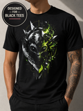 Alien Halftone T-Shirt #8, Black Sci Fi Graphic Tee, Futuristic Extraterrestrial Art, Unisex Bella Canvas Shirt