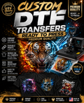 Custom DTF Transfer | Ready to Press | Premium Quality