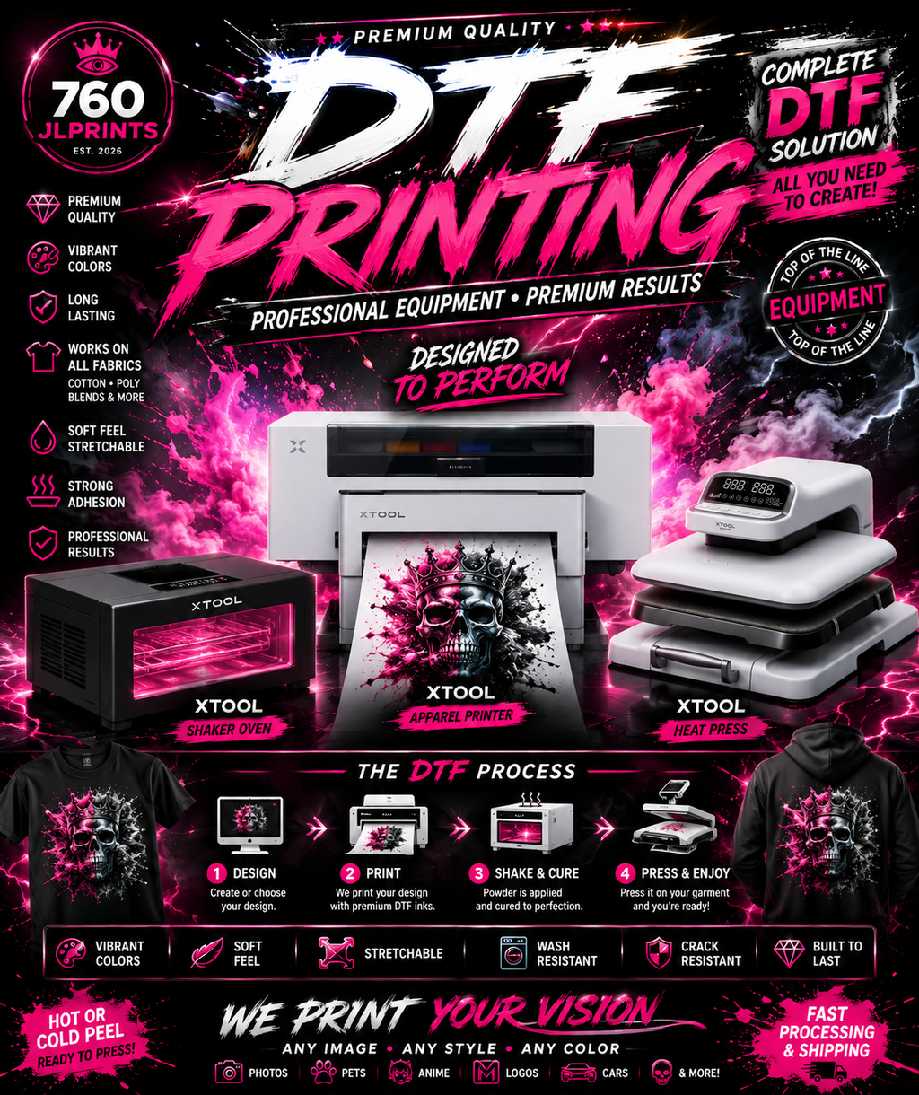 Custom DTF Transfer | Ready to Press | Premium Quality