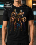 Custom Halloween Horror Crew T-Shirt from Photo, Funny Personalized Bella Canvas 3001 Halftone Tee